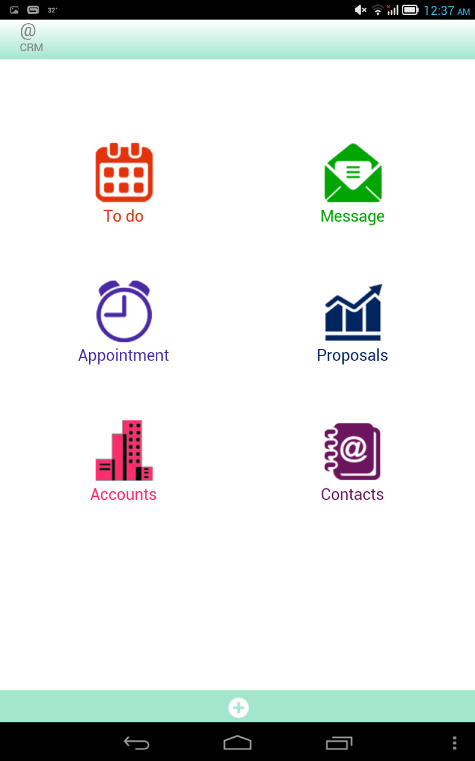 screenshot of Saleswah CRM